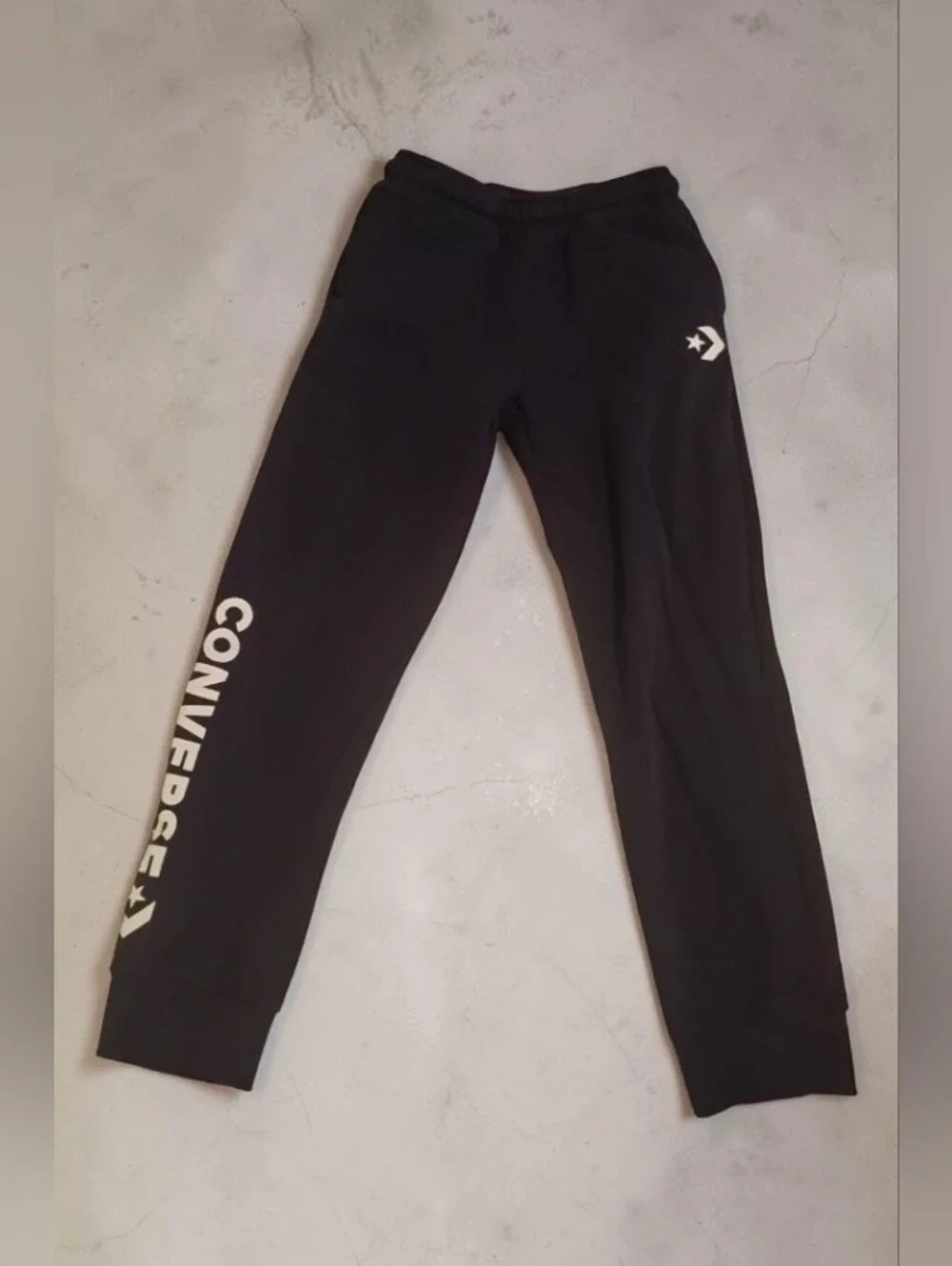 Converse Kids Black Fleece Jogger Sweatpants Size Junior XL (14-16)